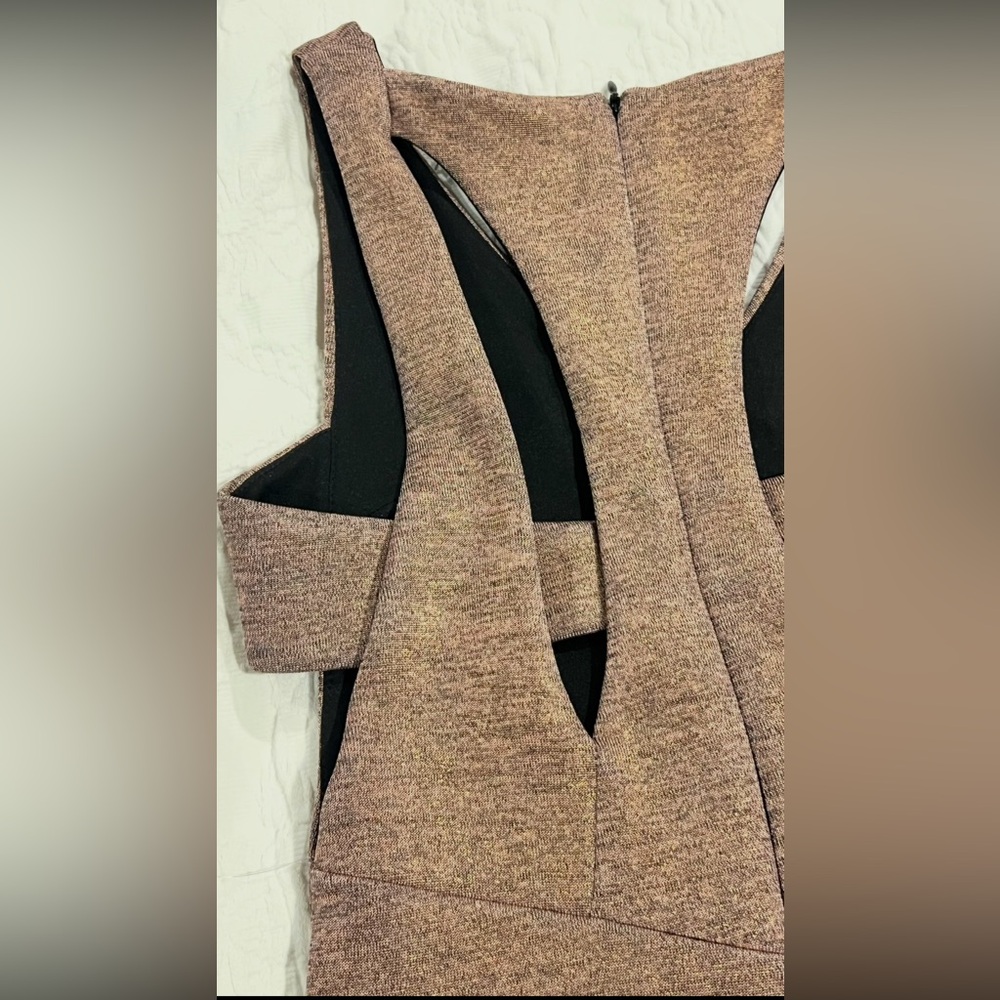 Topshop Tan Backless Dress - Picture 4 of 7